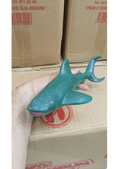 Plastik Oyuncak Büyük Boy Hayvan Balina Köpekbalığı Whale Shark 23 Cm