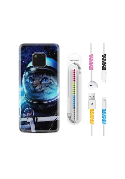 Huawei Mate 20 Pro Kılıf Kablo Koruyuculu Kisa 1896