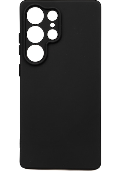 Teknomoda Samsung Galaxy Uyumlu S25 Ultra Kılıf Slim Soft Silikon Siyah