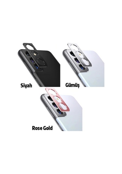 Sm Galaxy S21 / S21+ 3d Metal Kamera Koruyucu Metal Lens- 5775
