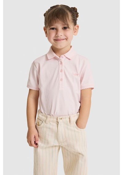 U.s. Polo Assn. Kız Çocuk Açık Pembe Tişört Basic 50328218-vr078 Acık Pembe