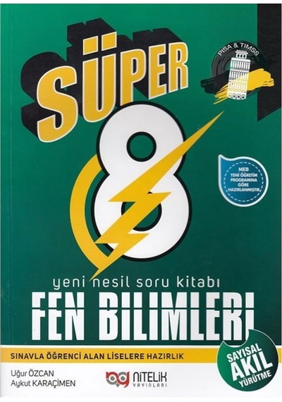8 Sınıf Yeni Nesil Fen Bilimleri Soru Bankası Nitelik Yayınları