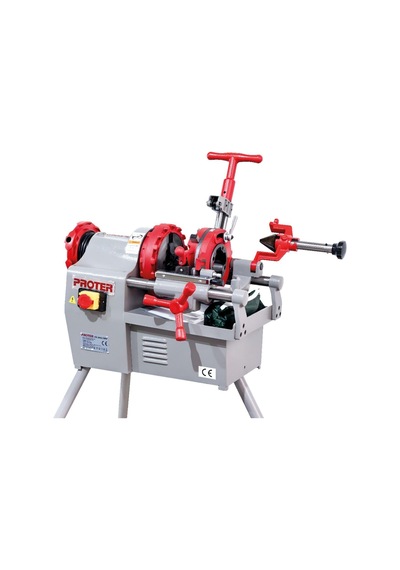 Proter Pr 2002 Pro 2'' Tezgah Tipi Pafta Makinesi 1000 Watt Çapak Alma Aparatlı