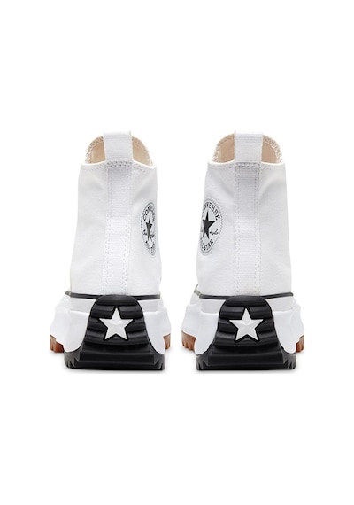 Converse Run Star Hike Canvas Platform Erkek Beyaz Sneaker Ayakkabı 166799c Beyaz