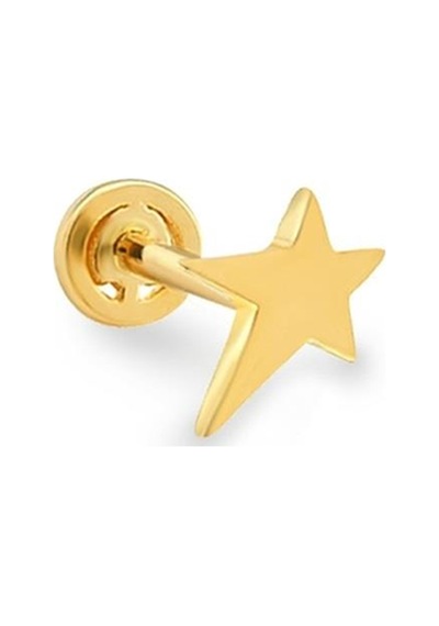 Sefa Gold 14 Ayar Altın Tragus Yıldız Küpe