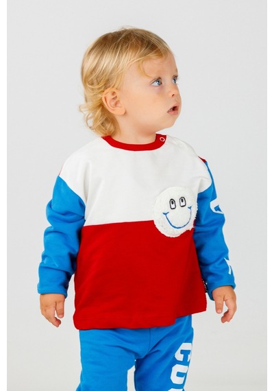 Harika Kids Erkek Bebek&çocuk İki İplik Kumaş Orta Kalınlıkta Örme Basic Alt Üst Eşofman Takımı 001