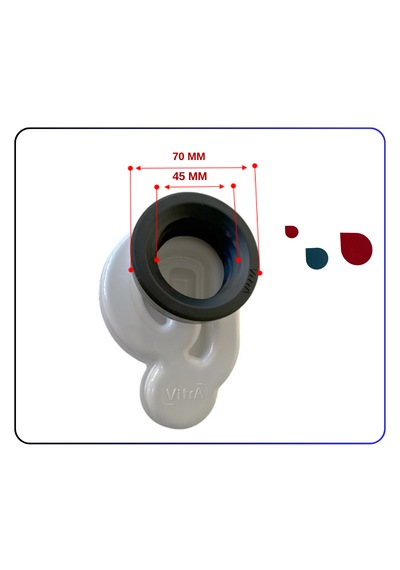 412490yp1te VitrA 1 Lt. Pisuvar Sifonu Ve Contası