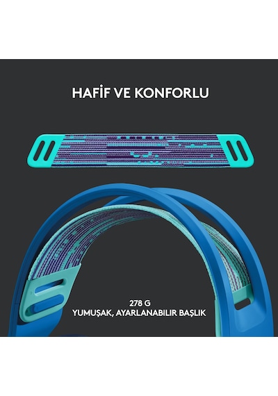 Logitech G G733 Lighspeed RGB Kablosuz 7.1 Surround Oyuncu Kulaklığı