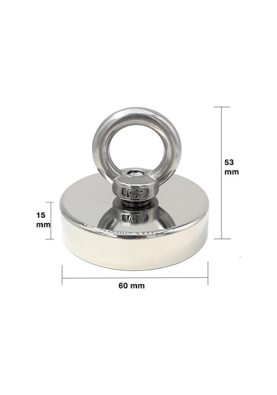 60Mm Fishing Magnet - Neodyum Pot Mıknatıs