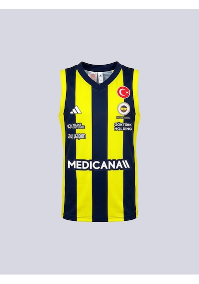 Fenerium Fenerbahçe Voleybol 2026/27 Adidas Çubuklu Jr Forma Lacıvert-sarı