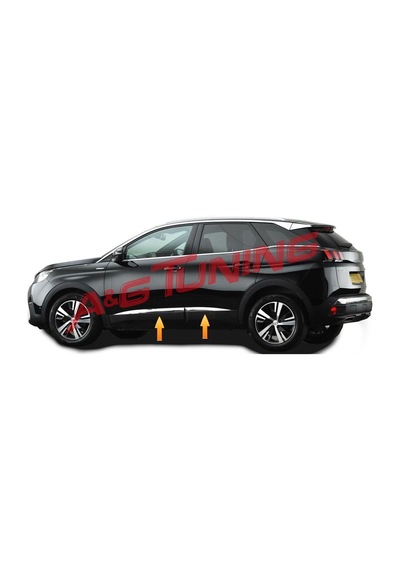 Peugeot 3008 Krom Kapı Çıtası 2016-2023