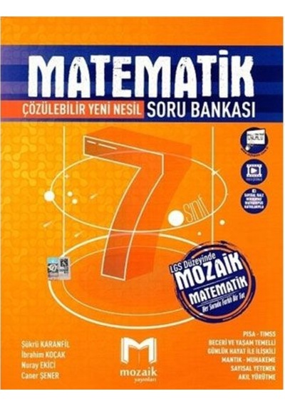 Mozaik Yayınları 7.Sınıf Matematik Soru Bankası