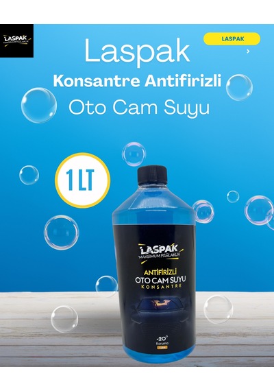 Konsantre Antifrizli Oto Cam Suyu -20 Derece 1 Lt