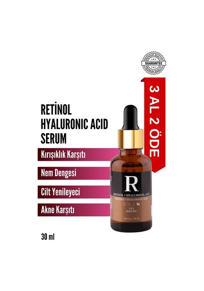 Retinol Içeren Leke Ve Kırışıklık Karşıtı, Aydınlatıcı Ve Nemlendirici Serum 30 Ml