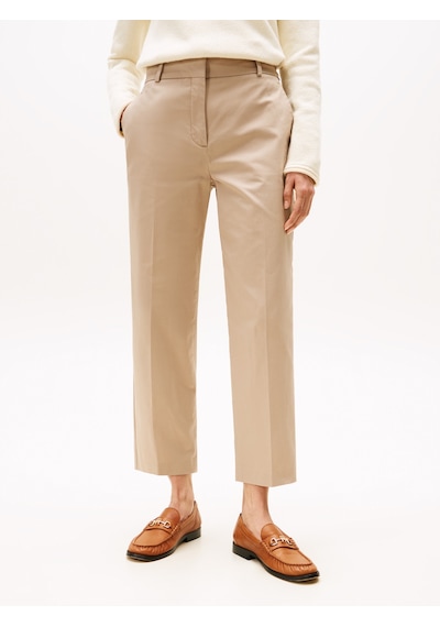 Tommy Hilfiger Co Slım Straıght Chıno Kadın Bej Pantolon - Ww0ww40504 Bej