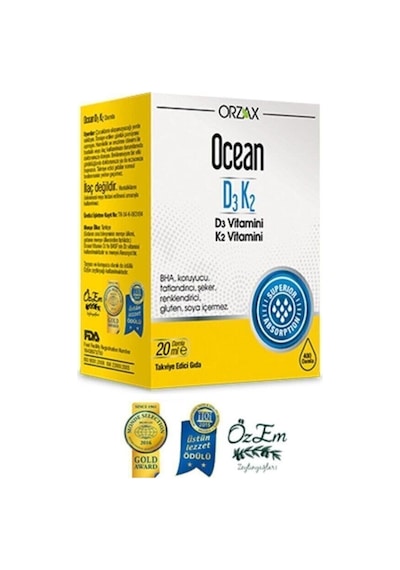 Ocean D3k2 Damla 20 Ml