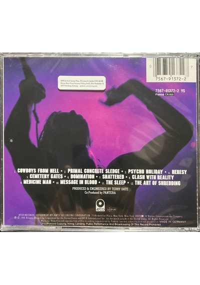 Müzik Cd Sidir Plak Değildir Cd Pantera Cowboys From Hell Açıl