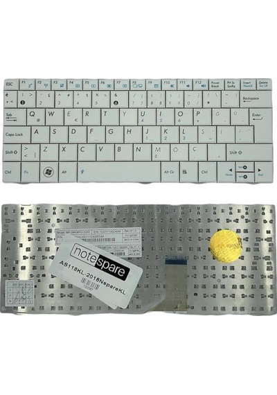 Asus Uyumlu Eee Pc 1005ha-pık005x, 1005ha-pık012s, 1005ha-pık014s Klavye Beyaz Tr