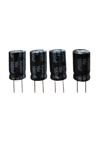 1000uf 16v 5adet Pcs Elektrolitik Kondansatör 10x16 5mm 105c