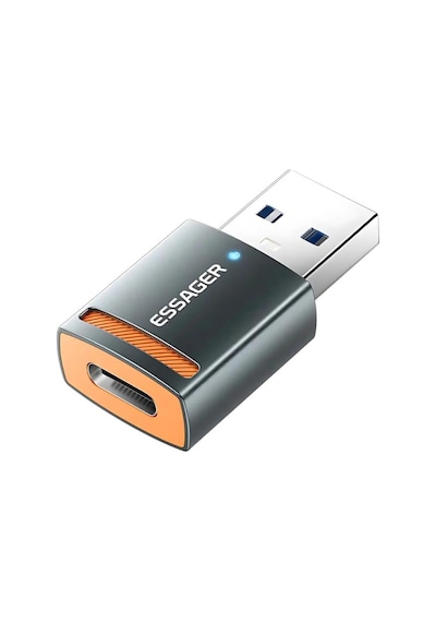 Essager Usb To Type-c Otg Dönüştürücü Adaptör, 5 Gbps Veri Aktarım, Usb Type C Çevirici, Klavye, Mouse Çevirici