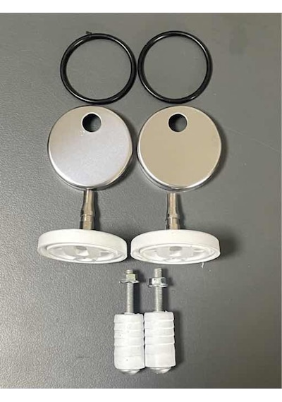 VitrA Uyumlu Klozet Kapak Menteşe Seti - Trm0589 Krom Plastik Tr Renkli