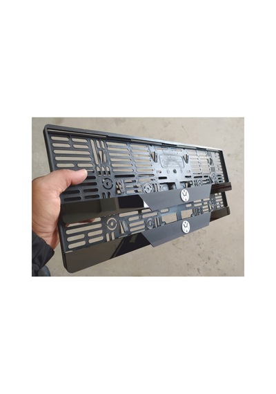 Volkswagen Kabartma Yazılı Mat Takmatik Pleksi Plakalık 2'li Set - 672831508