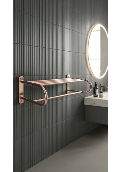 Otel Tipi Raf Havluluk Rose Gold