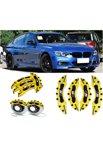 Bmw F30 ///m Sarı 17-18-19-20 Janta Uyumlu 4.lü Kaliper Kapagı