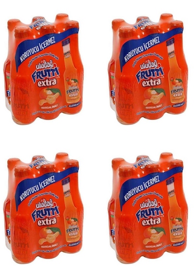 Uludağ Frutti Extra Mandalinalı 250 Ml X 24 Adet