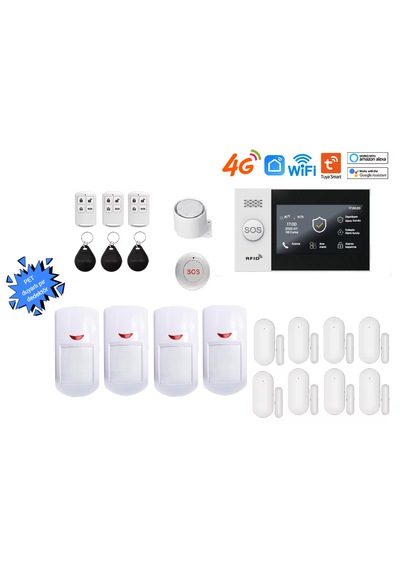 Pet Uyumlu Obiem Akıllı Güvenlik Alarm Sistemi Ev Ve İş Yeri Orta Set