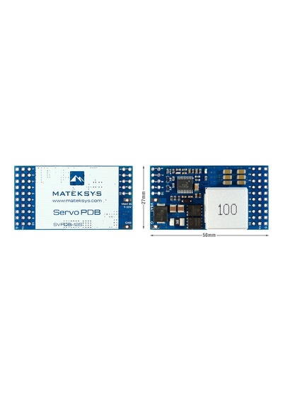 Matek Systems Servo Pdb W/ 12a Bec 9-55v To 5/6/8v