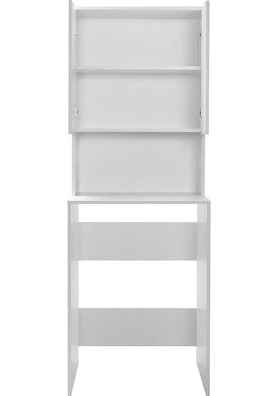 Çamaşır Makinesı Dolabı-Mat Beyaz 65X182X60 Cm Gxyxd Beyaz