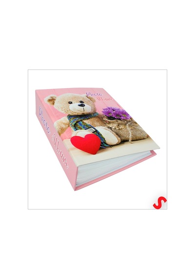 Bebek Fotoğraf Albümü, 10cm X 15cm X 100 Resimlik - Pembe
