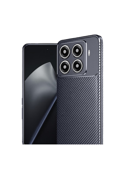 Xiaomi Mi 15t Pro Uyumlu Auto Focus Karbon Kapak - Lacivert