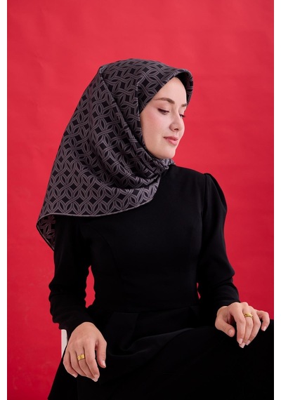 Silk Home Twill İpek Eşarp 11479-07 Siyah, Füme
