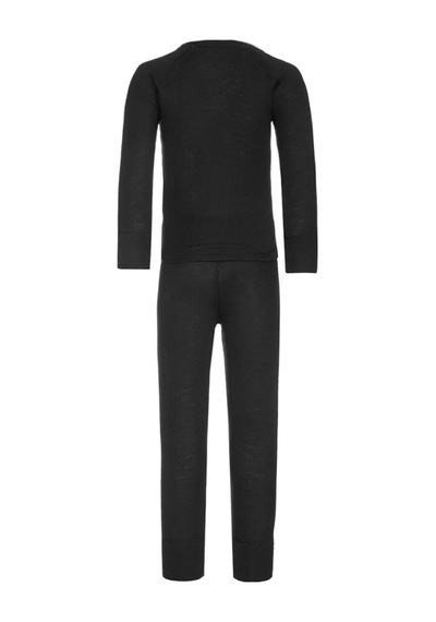 Waynap Unisex Çocuk Alt Üst Termal Takım Siyah