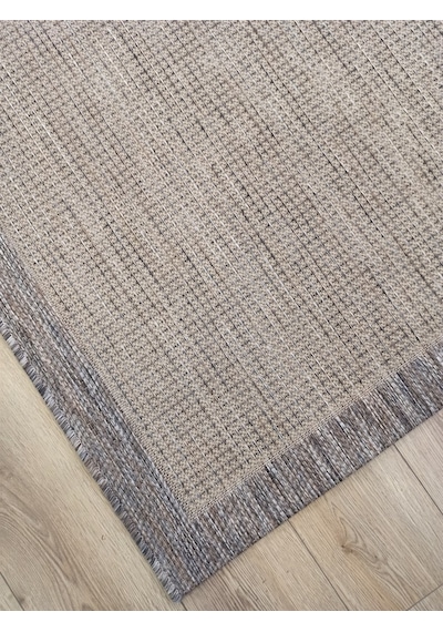 Çam Halı Sisal 9509 Bej Bordürlü Jüt Sisal Kilim