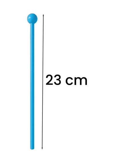 Midex Orf-tfk-20bl Mavi Çocuk Davulu Tokmağı Ritim Çubuğu Örf Aleti 23 Cm Karbon Fiber