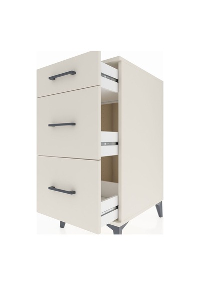 Kronos Komodin 3 Çekmeceli 44x59x96 Aytaşı-aytaşı Aytaşı