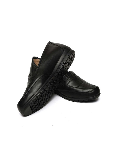 Bestello Bağcıksız Termo Taban Comfort 018-m113 Kadın Ayakkabı Siyah