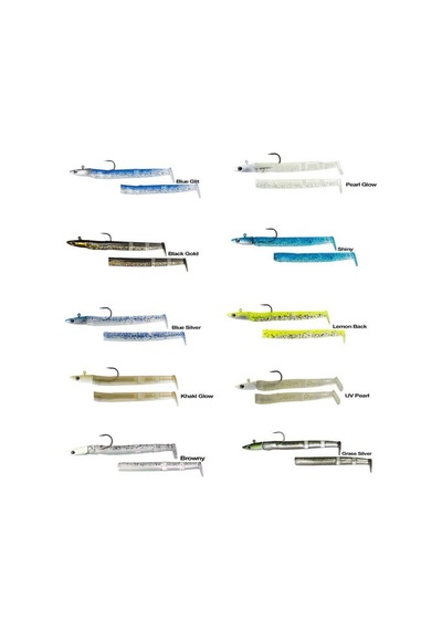 Ryuji Max Fish 11cm 12.5gr. Silikon Yem Blue Silver