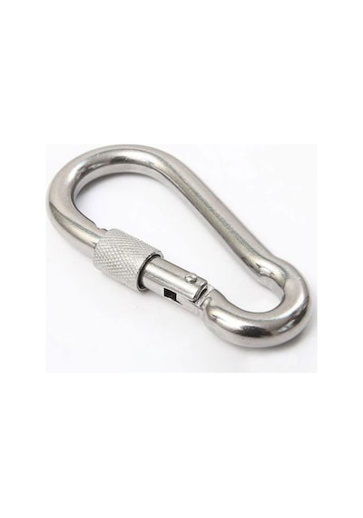 Kilitli Karabina Yaylı Galvanizli 6-8-10-12Mm Ölçü Adet Seçenekli