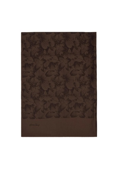 Harem Scarf Viskon Şal - Gold Derin - Acı Kahve