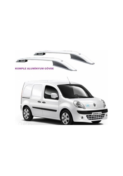 Renault Kangoo 2 2008-2019 Maxi Uzun Şase Tavan Çıtası Port Bagaj