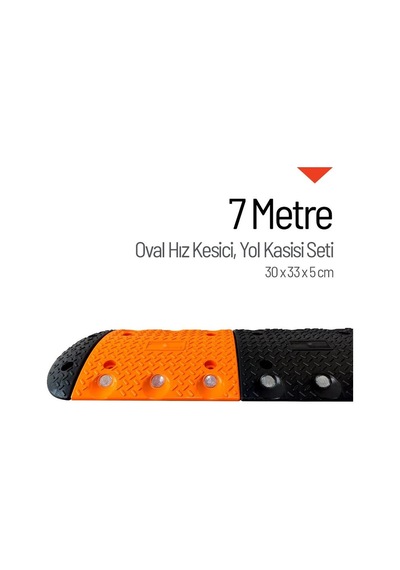 Oval Hız Kesici Yol Kasisi 7 M-3451