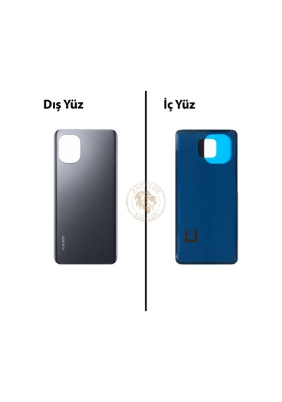 Xiaomi Mi 11 Gece Yarısı Grisi Arka Pil Kapağı Batarya Kapağı Lazer Kesim Back Cover Çok Renkli