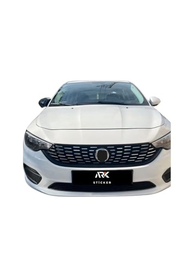 Ark Sticker Egea Sedan Ön Panjur Sticker 2019-2020 Öncesi Krom Şablonlu Abanoz