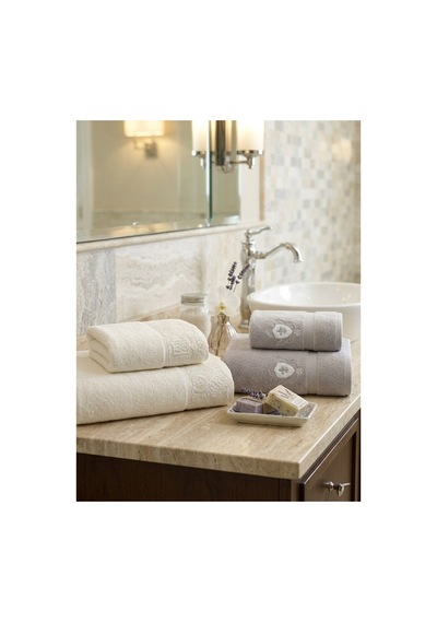 Özdilek Wedding Best Set Hamam Takımı - Krem Gri