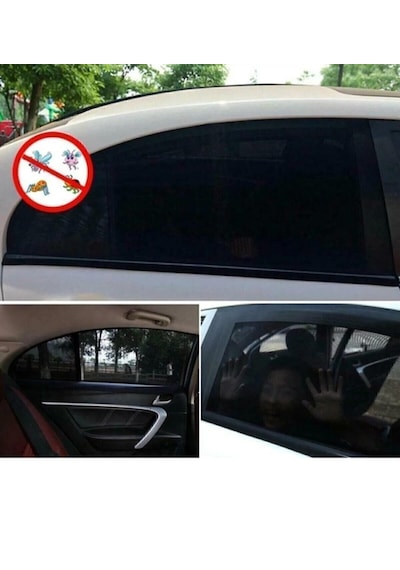 Oto Yan Cam Perdesi Araba Arka Güneşlik Araç Anne Bebek Çocuk Perde Arka Koltuk Emzirme Örtüsü 1 Adet