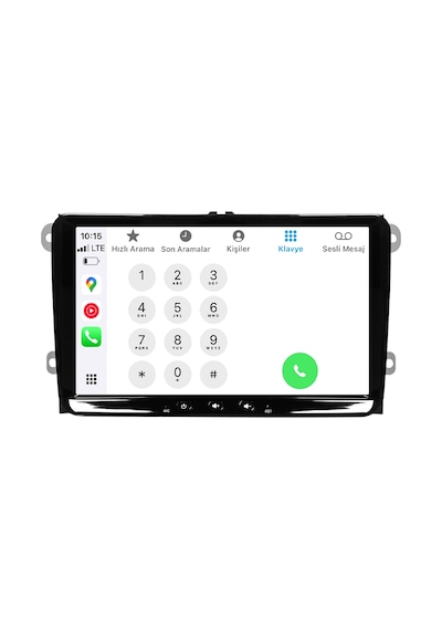 Volkswagen Golf 5/golf 6 Android Multimedya Sistemi 2004-2012 Crv-4580sd Piano Black Çerçeve 9"